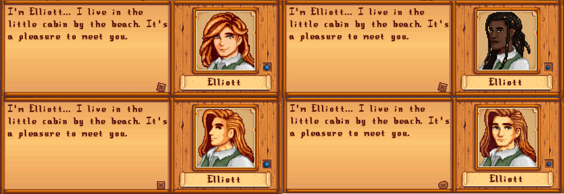 Diverse Stardew Valley with Seasonal Villager Outfits (DSVO) Mod.