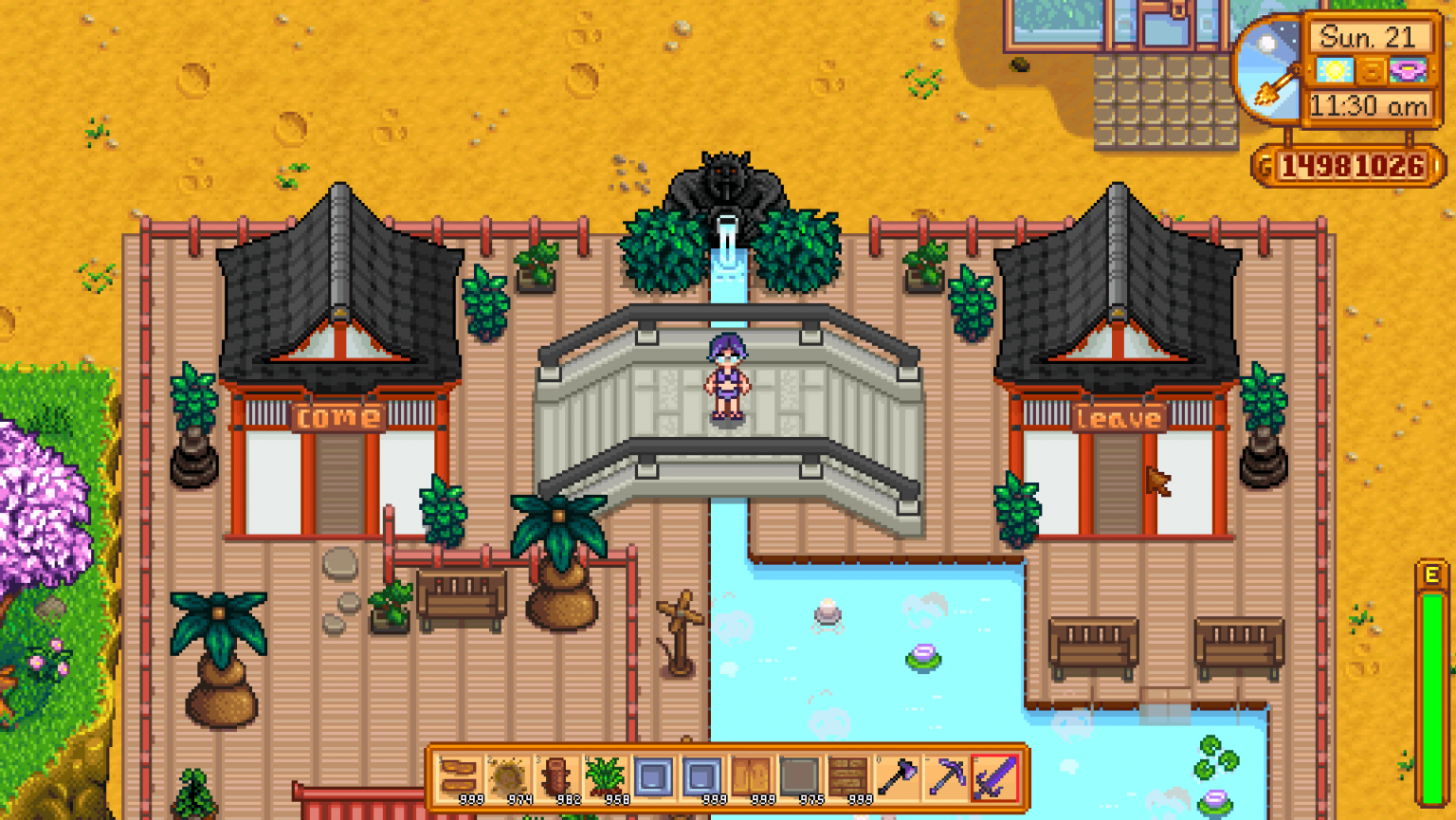 Fippsie’s Japanese Onsen Hot Springs Bathhouse Mod Stardew Valley
