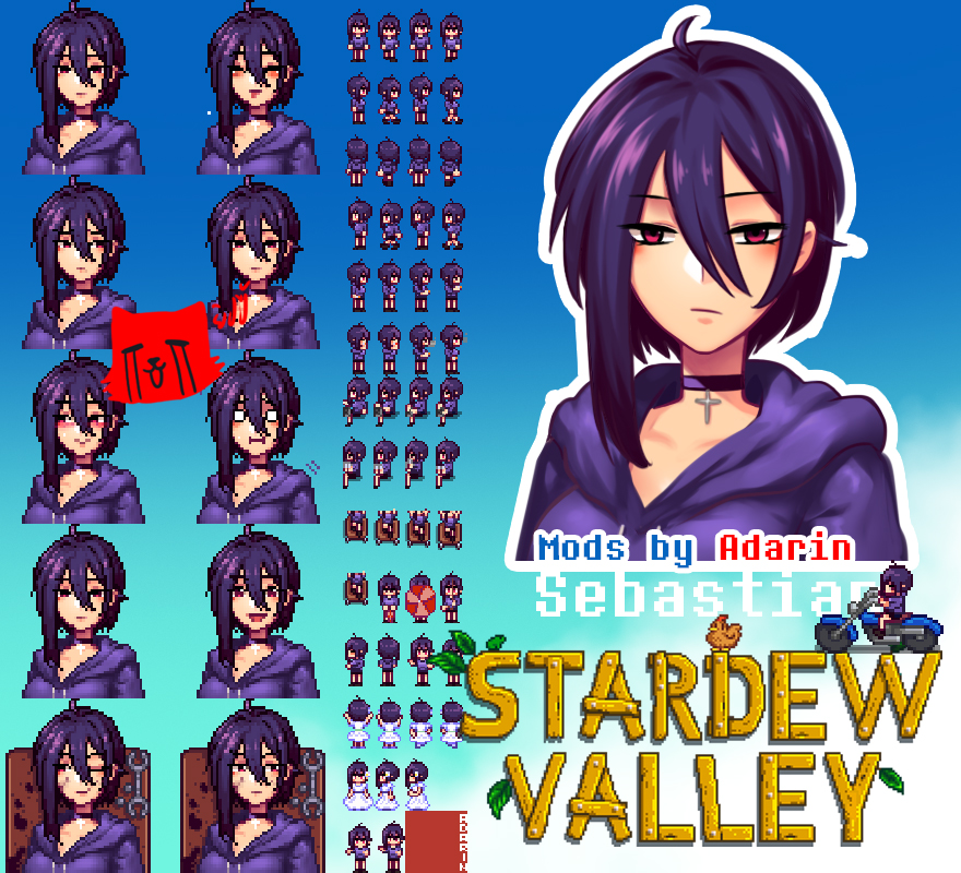 stardew valley anime portrait mod｜TikTok Search