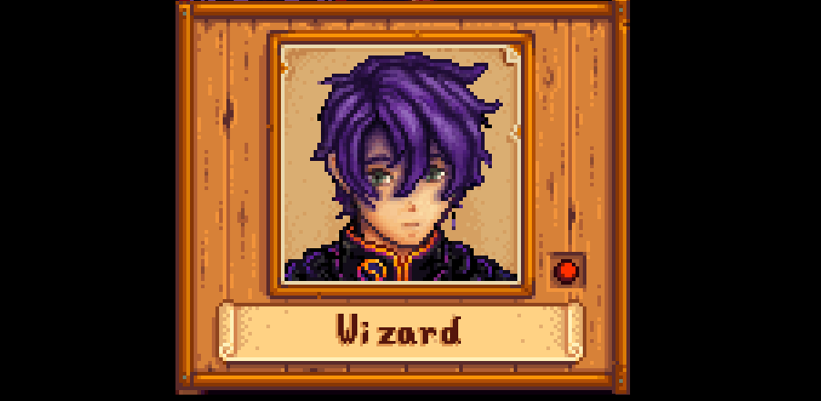 Romanceable Wizard Portrait By Ionic Stardew Valley Mod Download Free