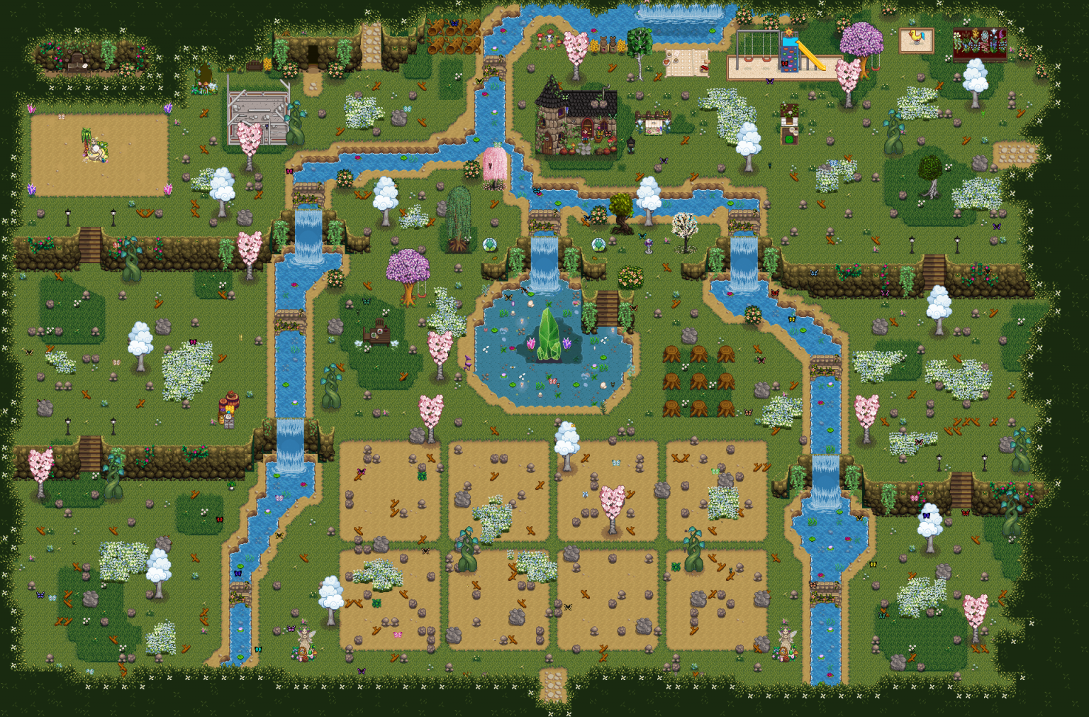 Стардью экспандед. Stardew Valley Map. Stardew Valley вся карта. Карта Стардью Валли.