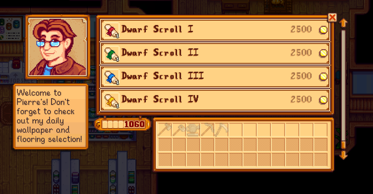 Buyable Dwarf Scrolls Stardew Valley Mod Download Free.