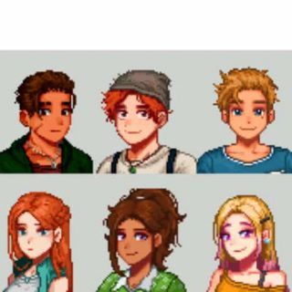 BBBoong’s Ridgeside Village mod All NPC portraits Mod | Stardew Valley ...